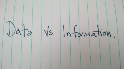 data vs information